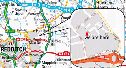 Location map for Midland Pumps